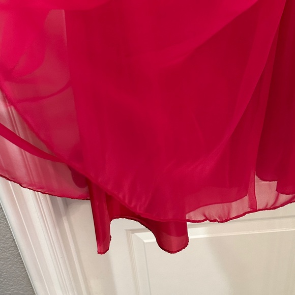 Sheer Raspberry Cover-Up with Matching Neglige - Picture 8 of 11